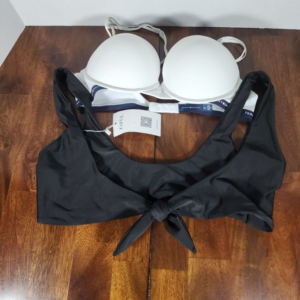 Women's Bra Size 36C and Swim Top Size S